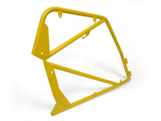 cnc bent and welded yellow powder coated utv door