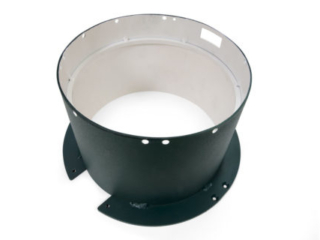 deep drawn metal stamping for a lighting assembly