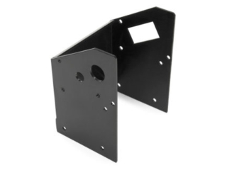 laser cutting a steel cover with powder coat finish