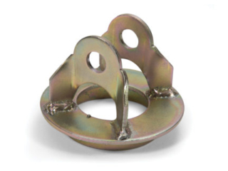 laser cutting and welded parts with a zinc finish