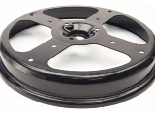 metal stamping agriculture planting wheel with powder coat finish