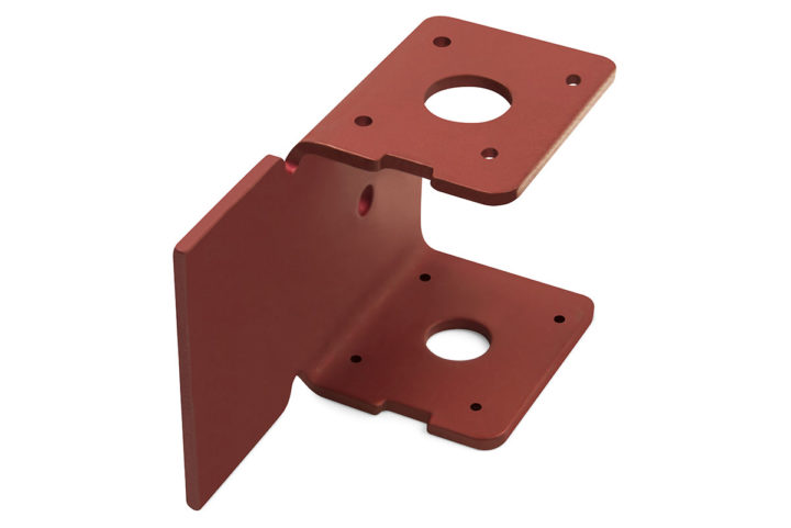 metal stamping aluminum bracket with anodizing finish