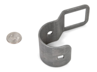 metal stamping and forming a bracket component