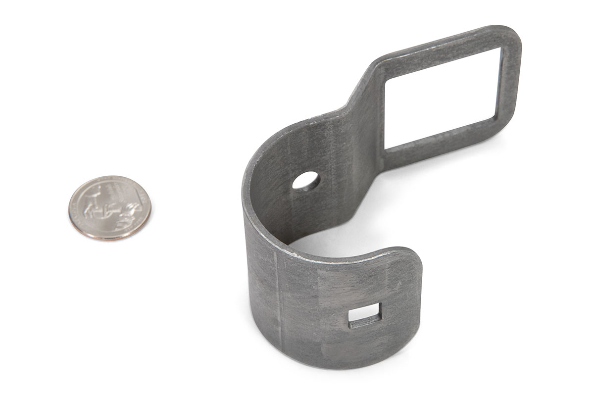 metal stamping and forming a bracket component
