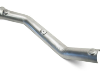 metal stamping for a heat shield with embossments