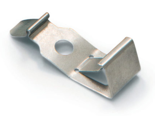 metal stamping with multiple operations to produce specialty bracket