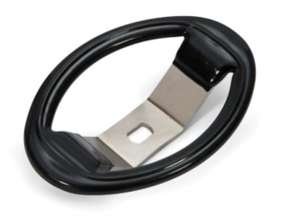 welded assembly from laser cut parts with rubber dipped coating