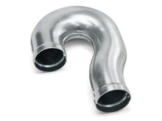 welded metal stampings to complete recreational vehicle exhaust pipe