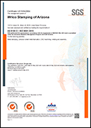 Wrico AZ AS9100D Cert