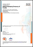 Wrico FL ISO 9001-2015 Cert